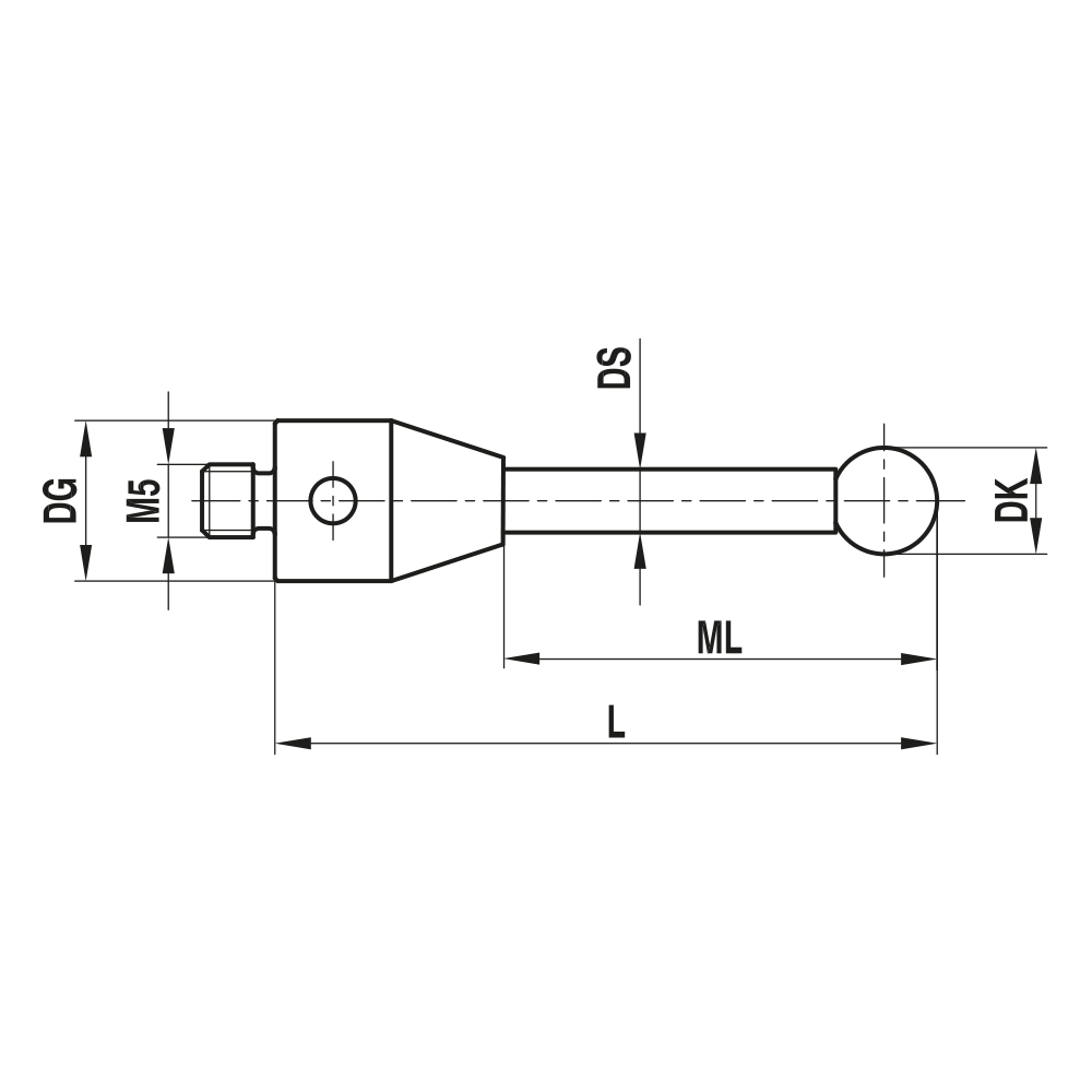 Zeichnung vom Produkt TH M5 DC20 11 040