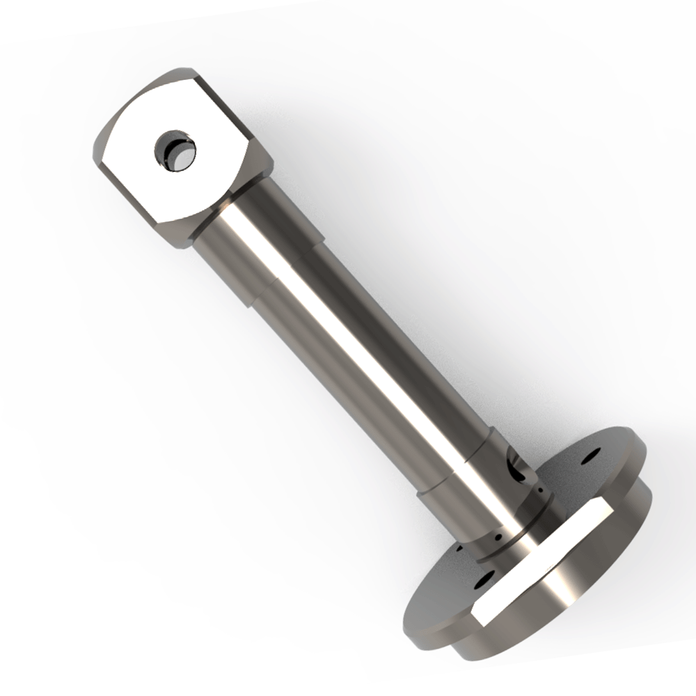 Verlängerung;  Grundkörper: Titan; Schaft: Titan