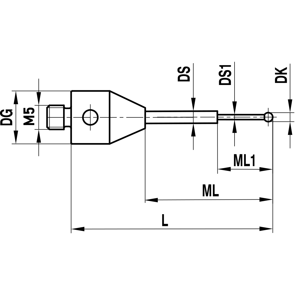 Zeichnung vom Produkt TH M5 010 11 025