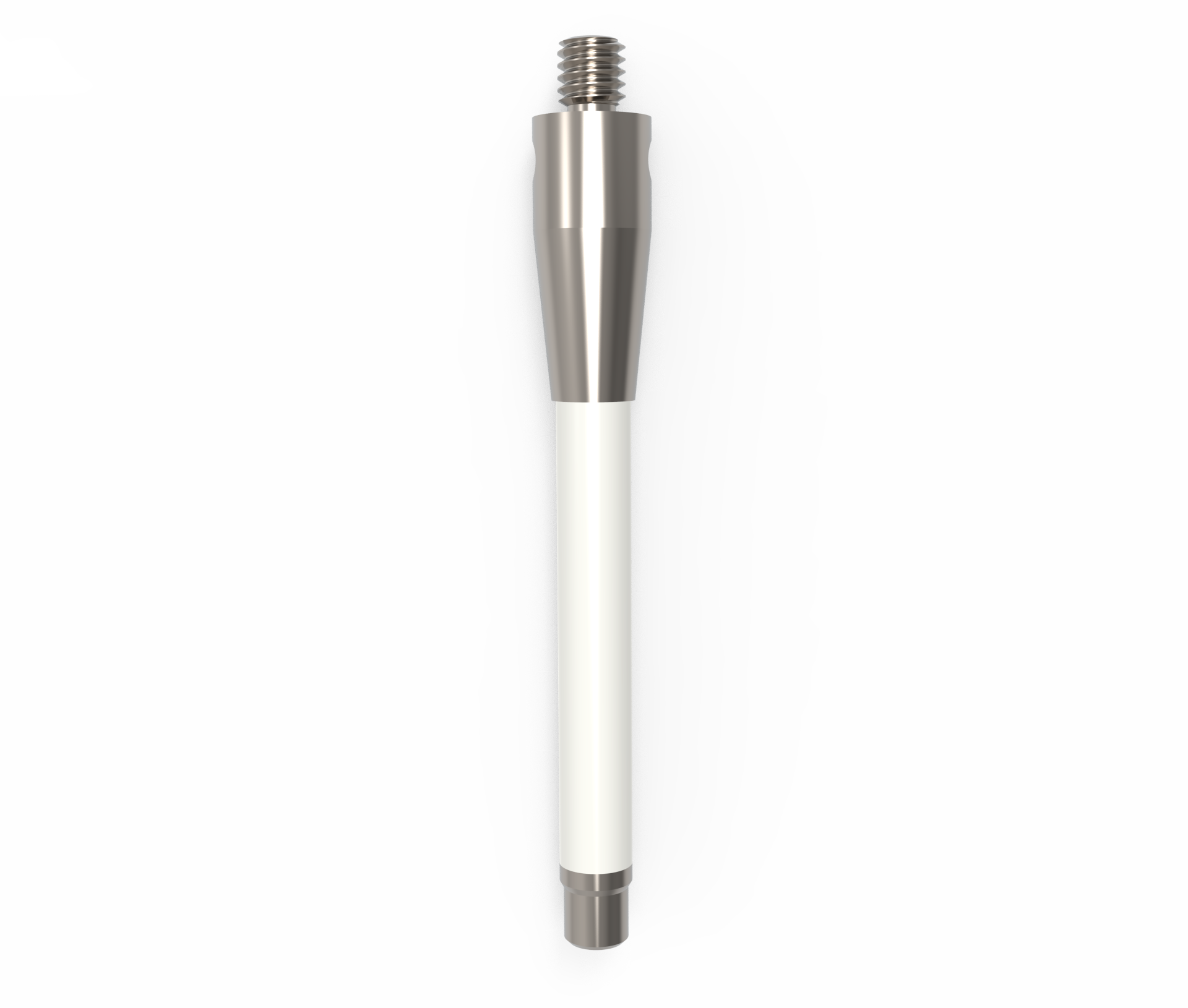 Adapter / Halter;  Grundkörper: Stahl; Schaft: Keramik