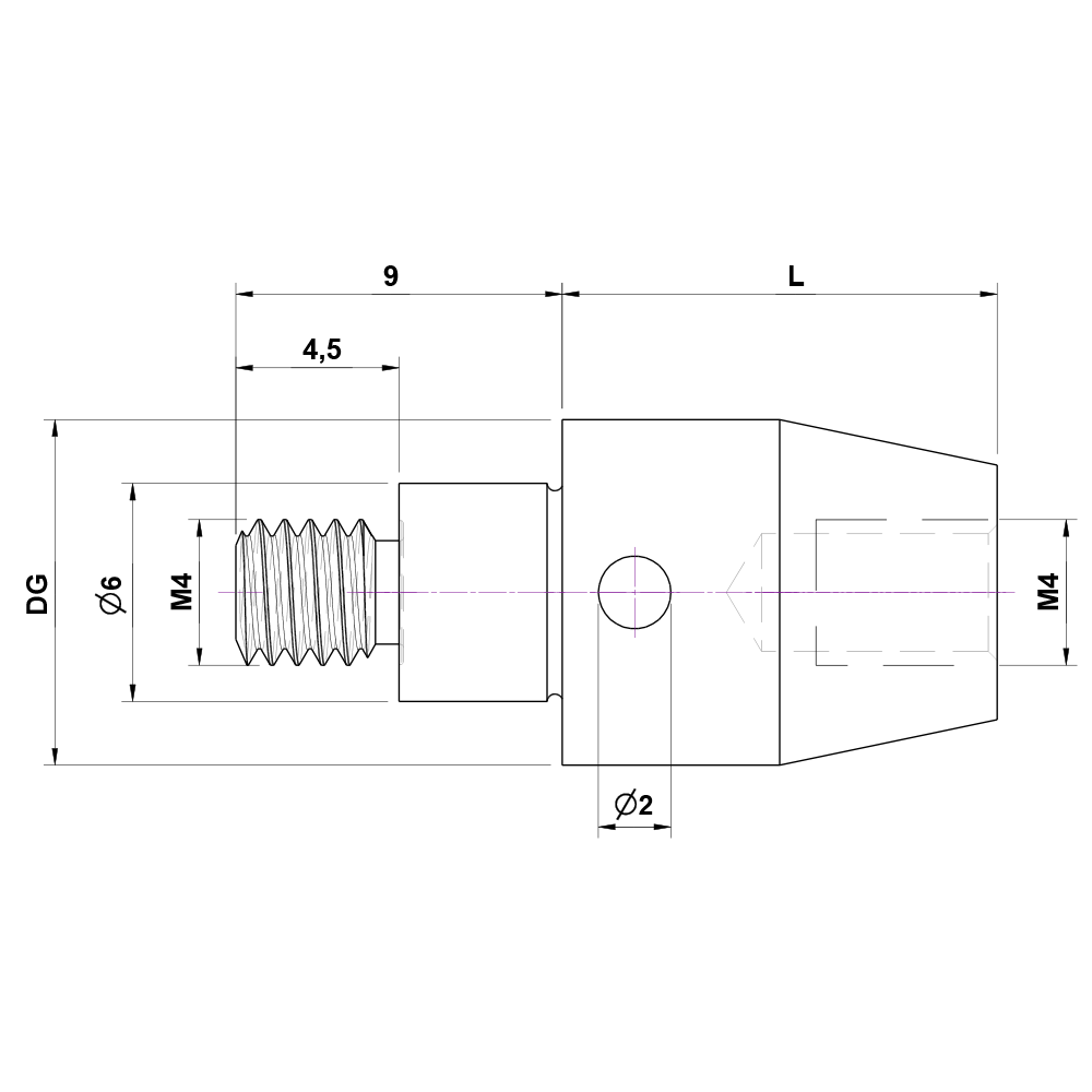 Zeichnung vom Produkt RI M4 M4B 095 012