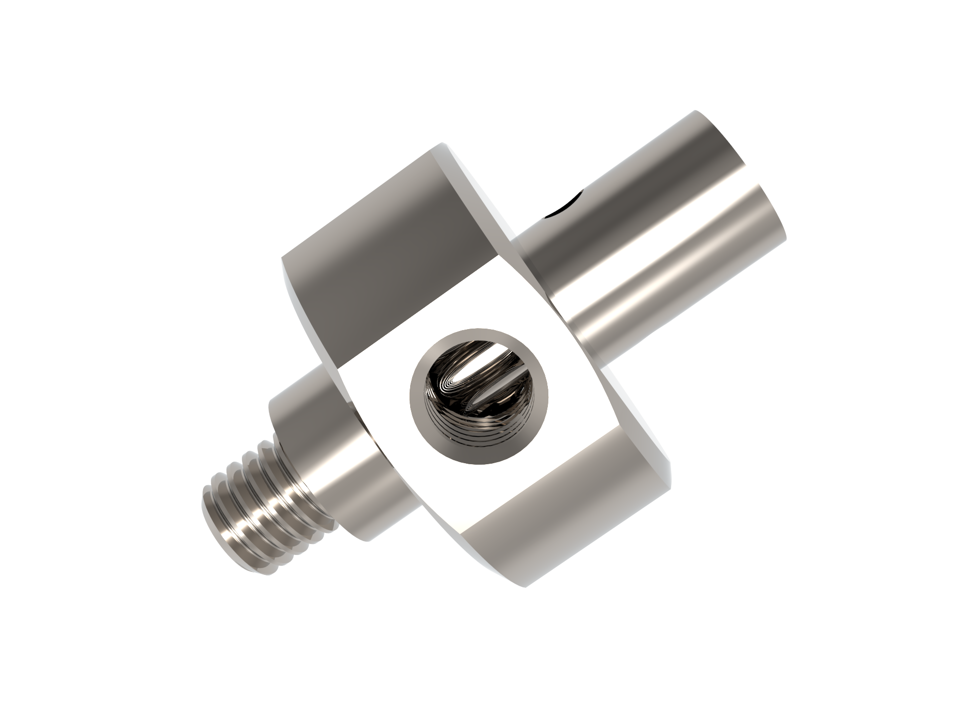 Adapter / Halter;  Grundkörper: Stahl 