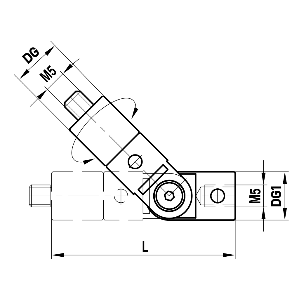 Zeichnung vom Produkt DG M5 000 11 051 Zeichnung vom Produkt DG M5 000 11 051