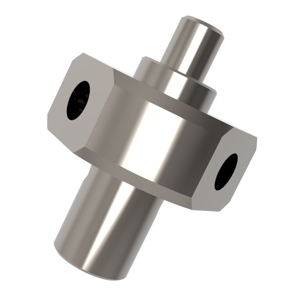 Adapter / Halter;  Grundkörper: Stahl 
