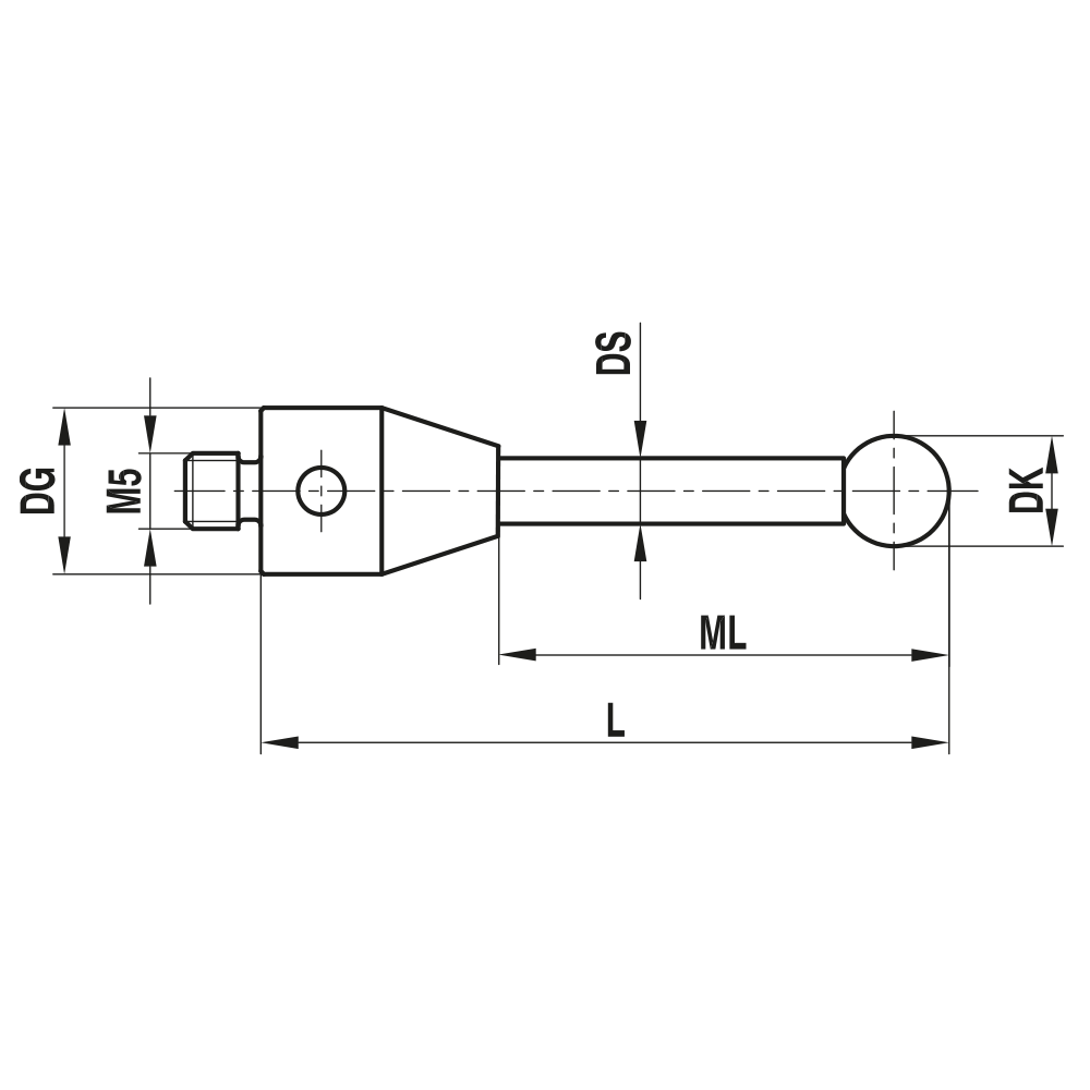 Zeichnung vom Produkt TH M5 S100 11 065/K