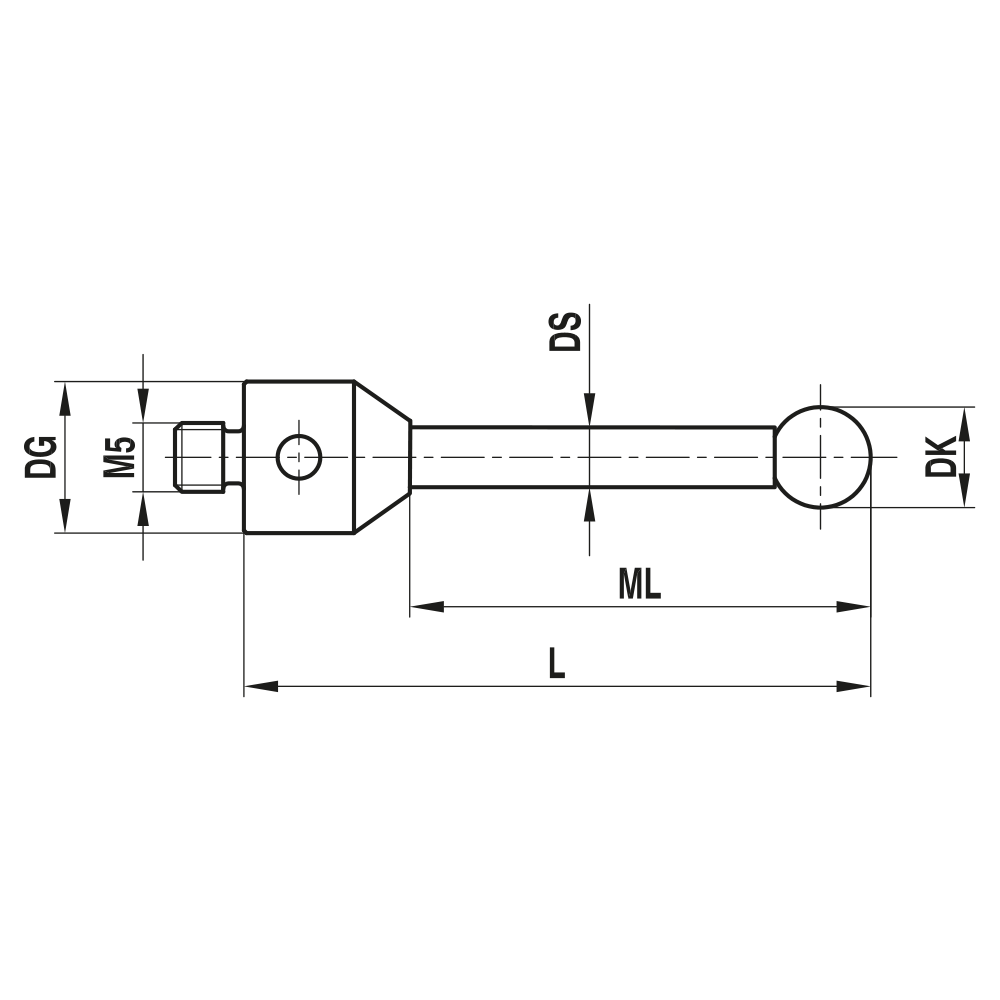 Zeichnung vom Produkt TH M5 080 19 114