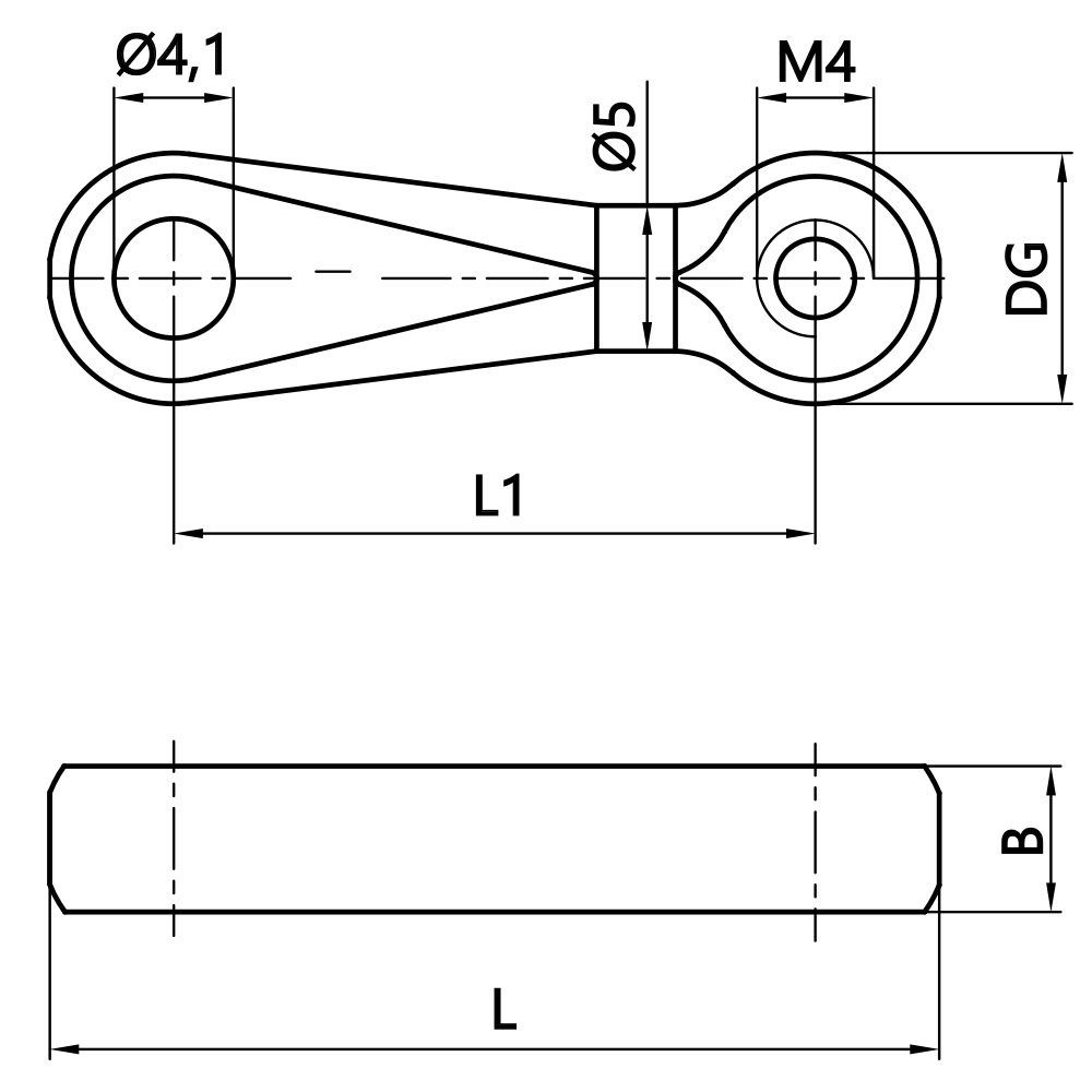 Zeichnung vom Produkt RI M4 000 07 028 Zeichnung vom Produkt RI M4 000 07 028