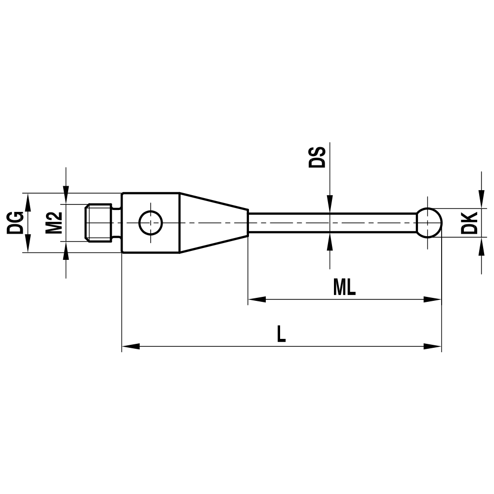 Zeichnung vom Produkt TH M2 S30 03 042