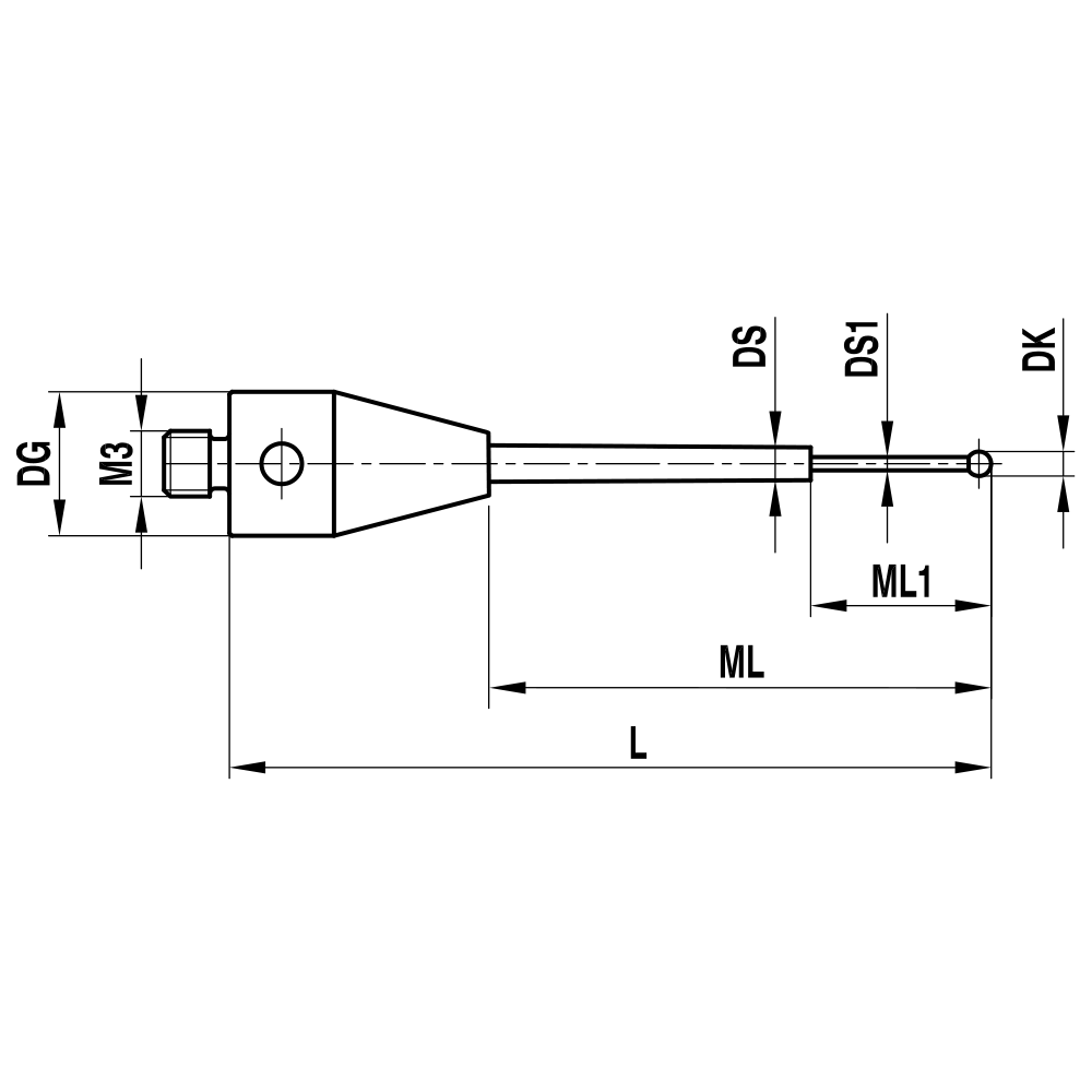 Zeichnung vom Produkt TH M3 008 05 034