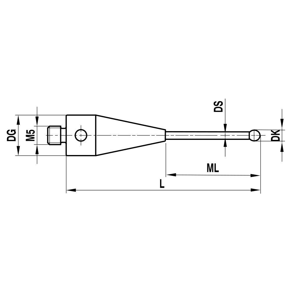 Zeichnung vom Produkt TH M5 025 10 051