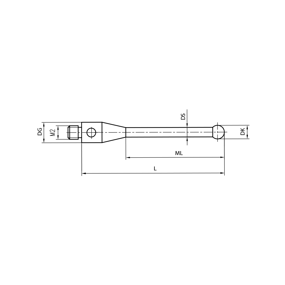 Zeichnung vom Produkt TI M2 080 03 015