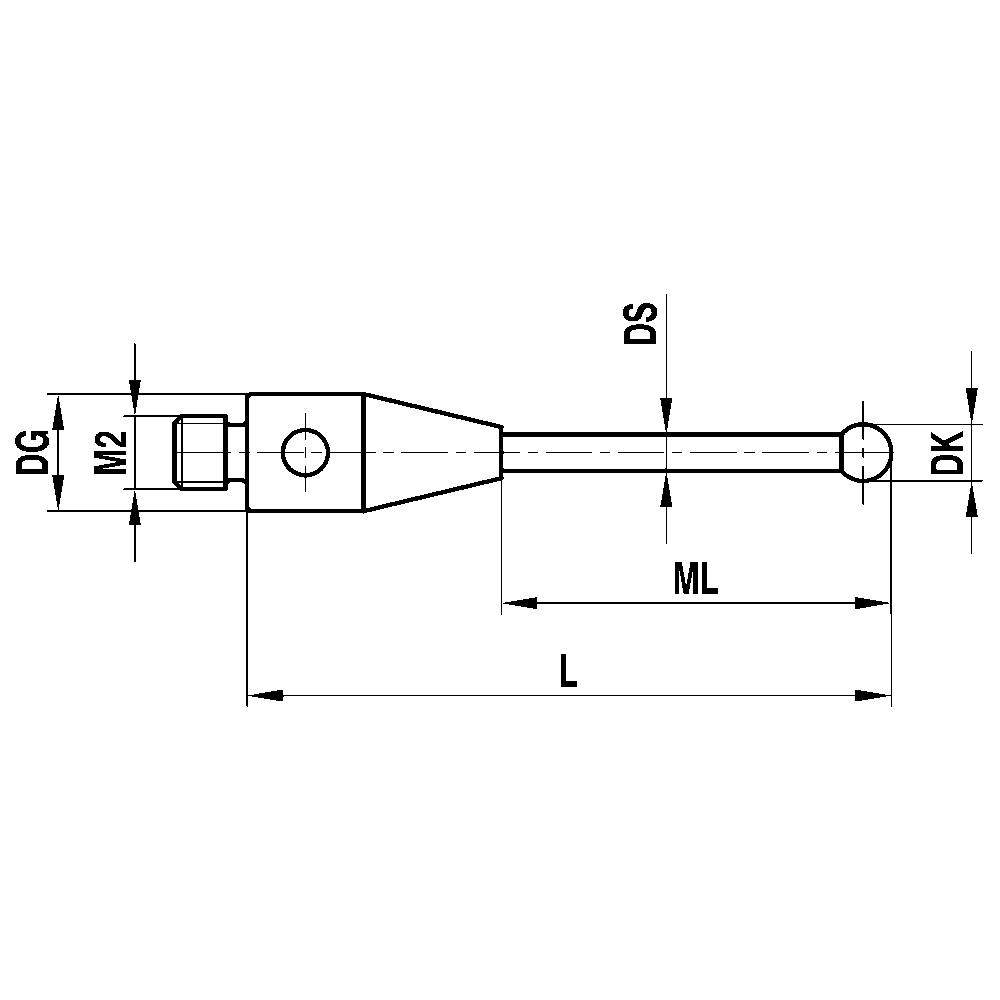 Zeichnung vom Produkt TH M2 010 030 53