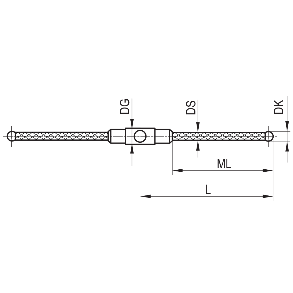 Zeichnung vom Produkt SC M3 S30 05 040/180° Zeichnung vom Produkt SC M3 S30 05 040/180°