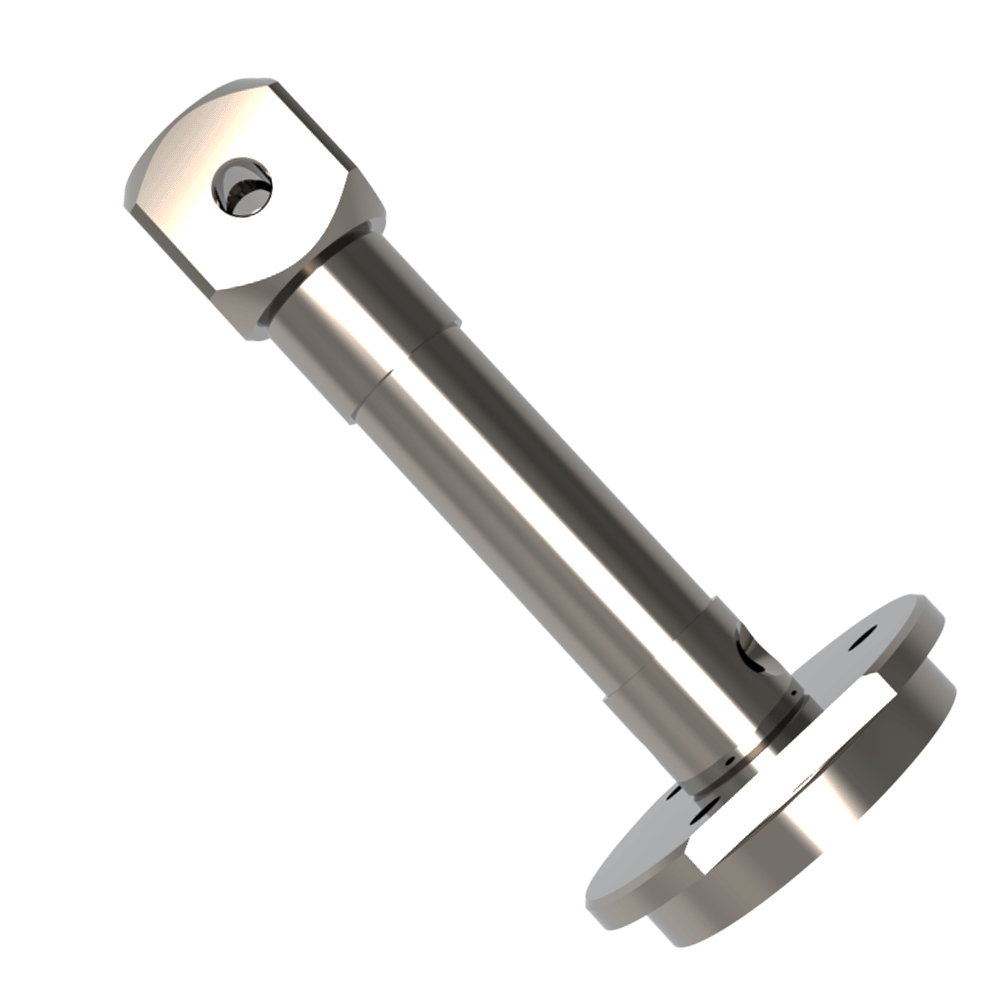 Verlängerung;  Grundkörper: Titan; Schaft: Titan