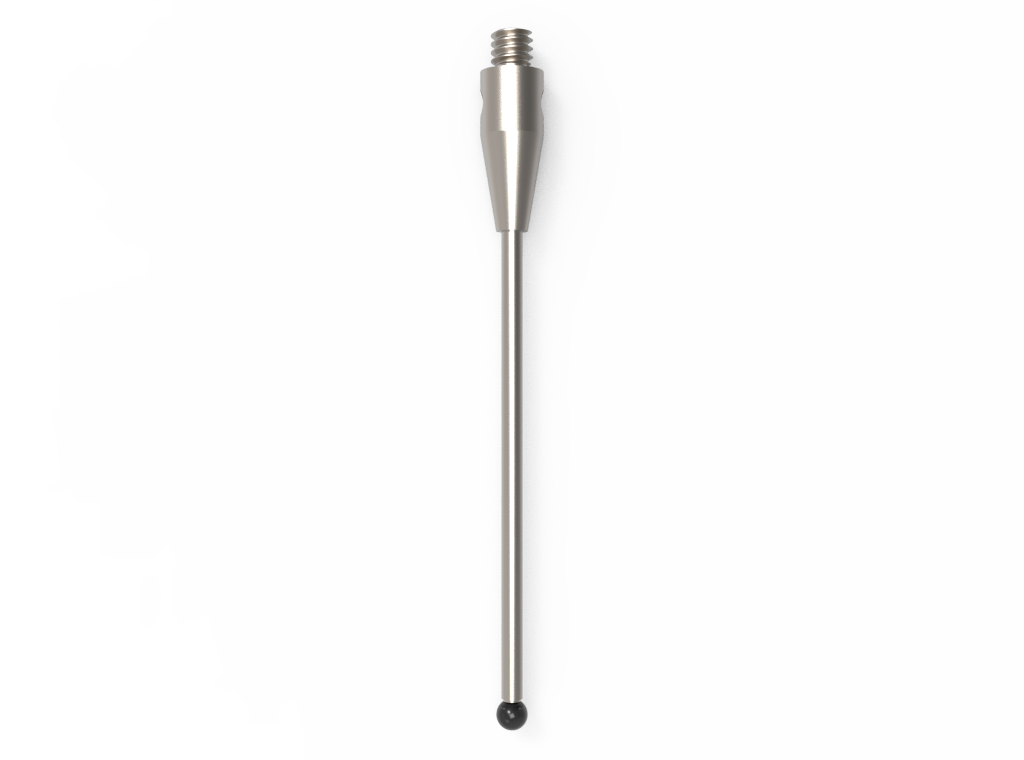 Straight Stylus; base: stainless steel; stem: carbide; ball: silicon nitride