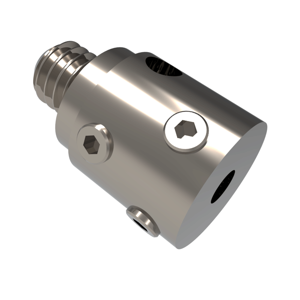 Adapter / Halter;  Grundkörper: Stahl 