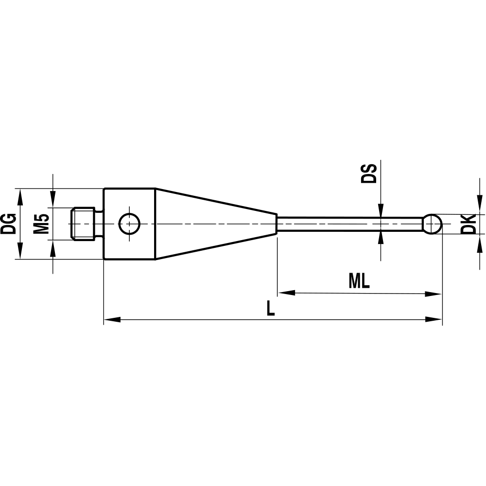 Zeichnung vom Produkt TH M5 007 10 050