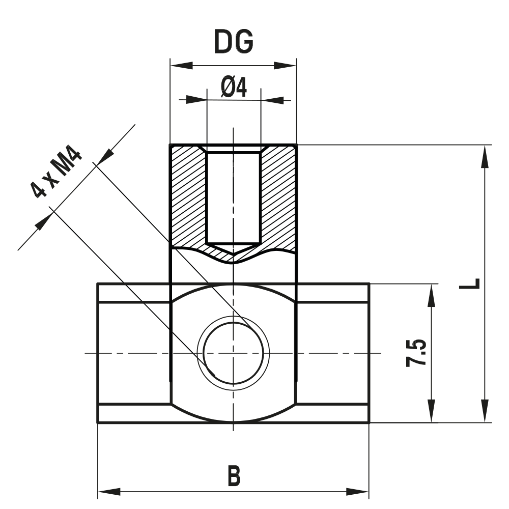 Zeichnung vom Produkt HI M4 000 15 015 Zeichnung vom Produkt HI M4 000 15 015