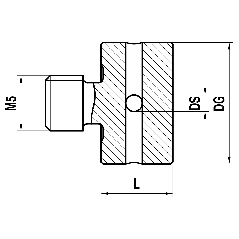 Zeichnung vom Produkt KH M5 000 20 010