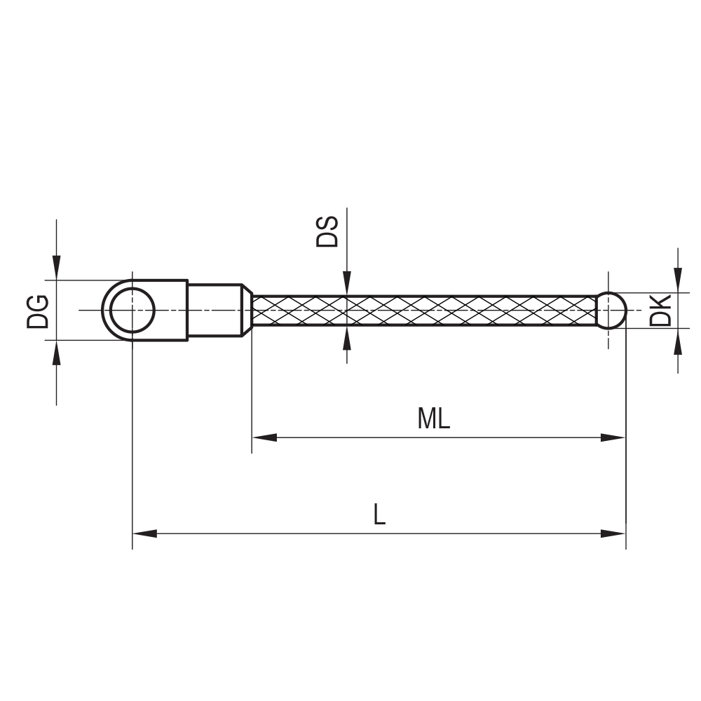 Zeichnung vom Produkt SC M3 030 05 020 Zeichnung vom Produkt SC M3 030 05 020