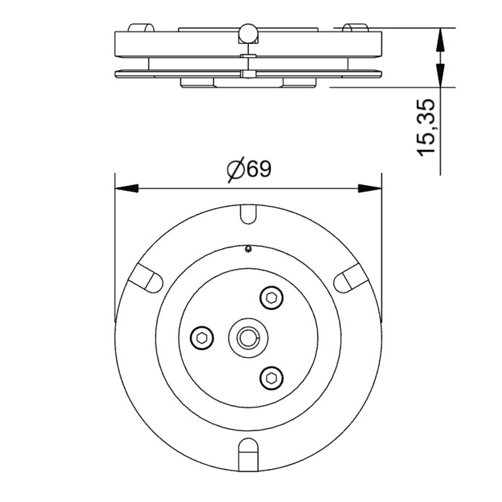 Zeichnung vom Produkt TP M5 MES SO 001 OW