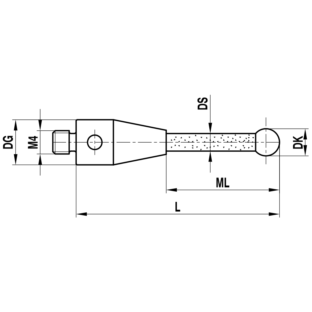 Zeichnung vom Produkt TK M4 S80 07 054