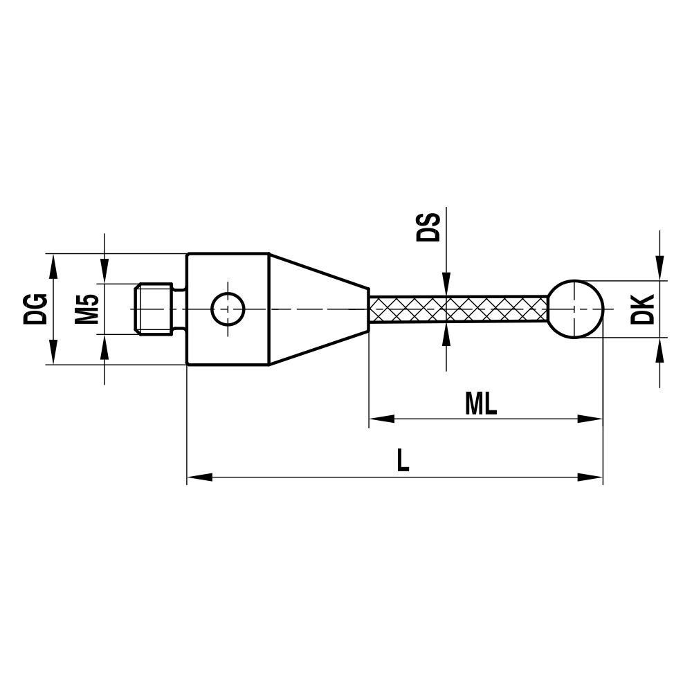 Zeichnung vom Produkt TC M5 050 11 100