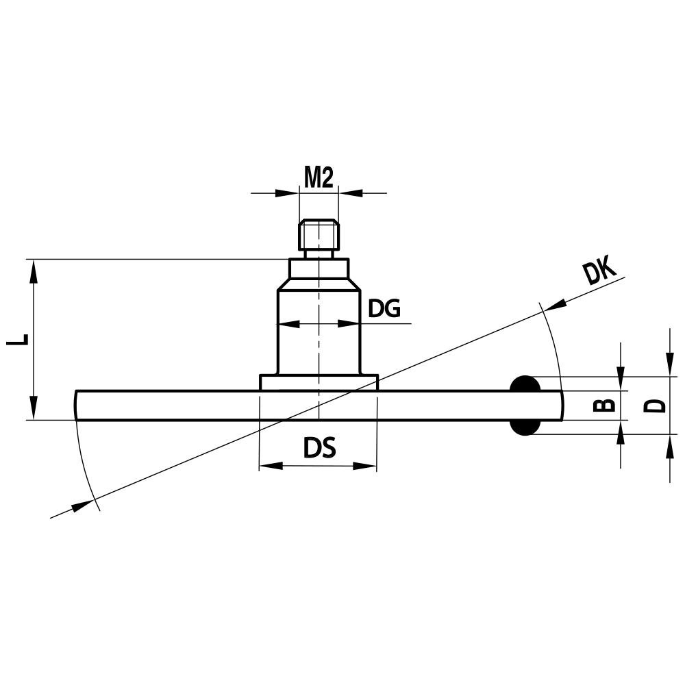Drawing of product KI M2 015 18 008 Drawing of product KI M2 015 18 008
