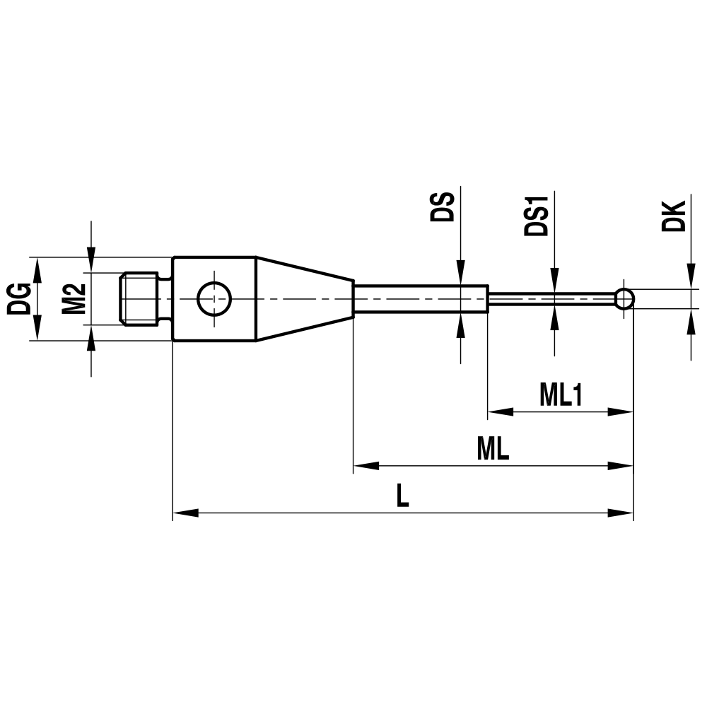 Zeichnung vom Produkt TH M2 0025 03 010