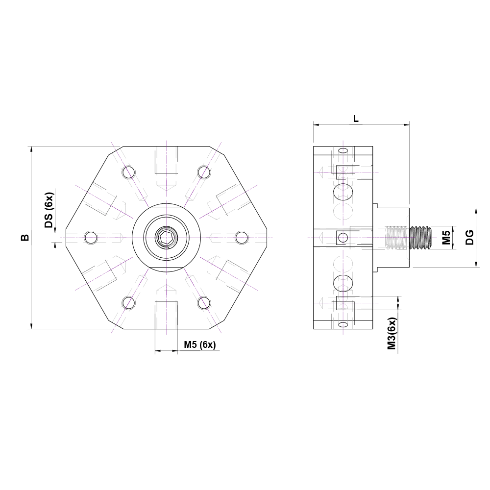 Zeichnung vom Produkt KH M5 L06 13 021