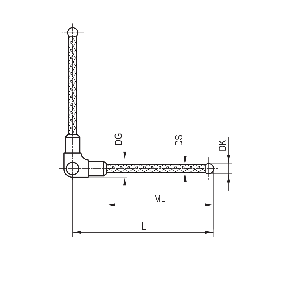 Zeichnung vom Produkt SC M3 S30 05 040/90° Zeichnung vom Produkt SC M3 S30 05 040/90°