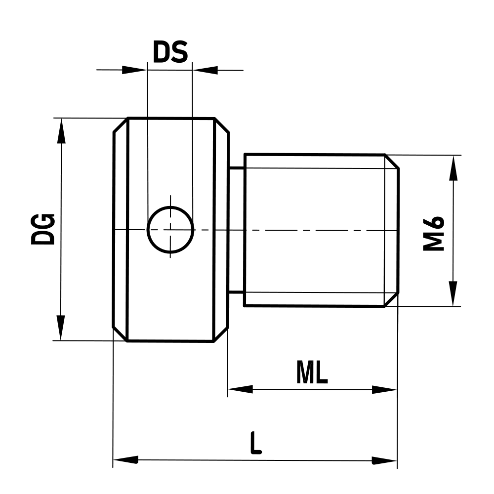 Zeichnung vom Produkt GW M6 000 12 018