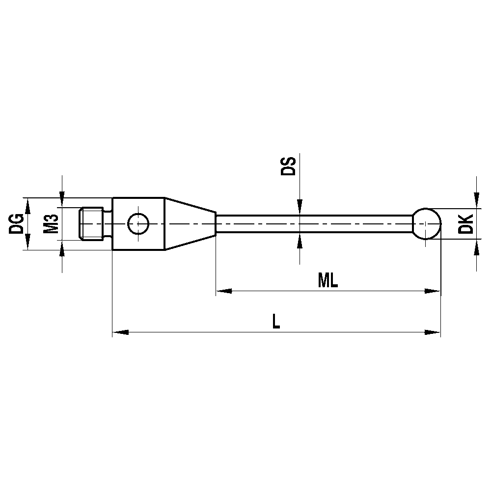 Zeichnung vom Produkt TH M3 040 04 059