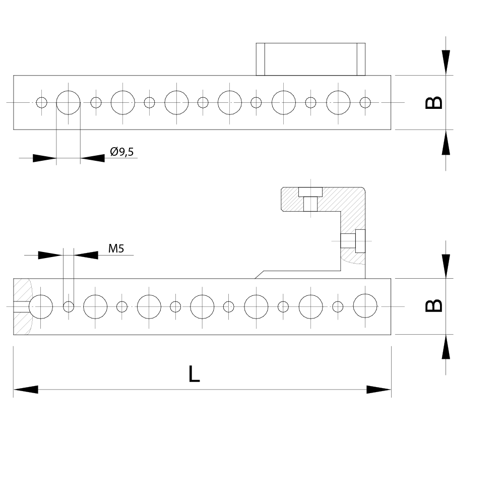 Zeichnung vom Produkt MA M5 000 20 140