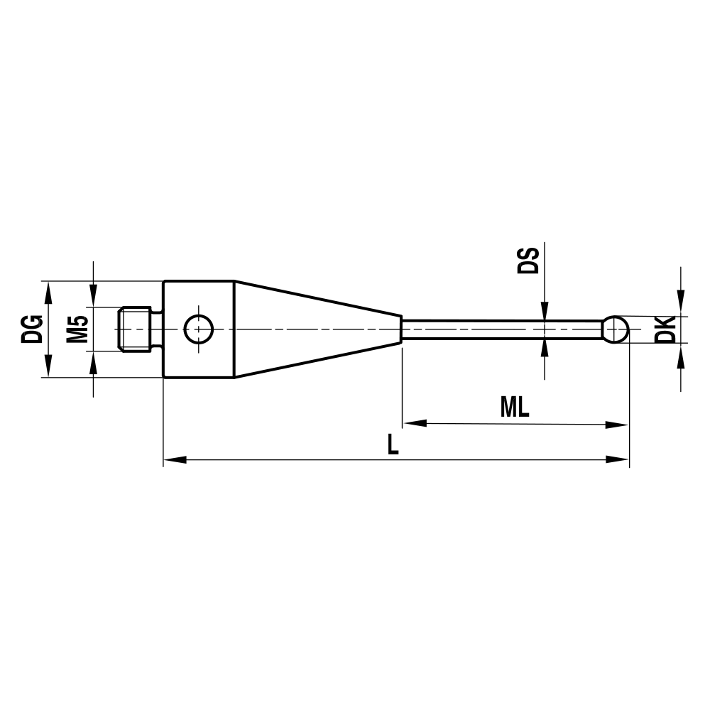 Zeichnung vom Produkt TH M5 020 10 041