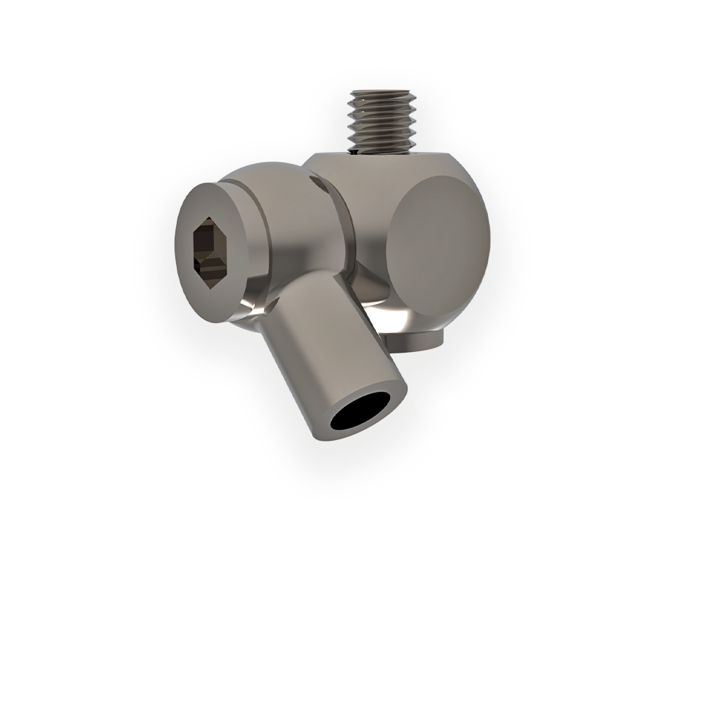 Adapter / Halter;  Grundkörper: Stahl 