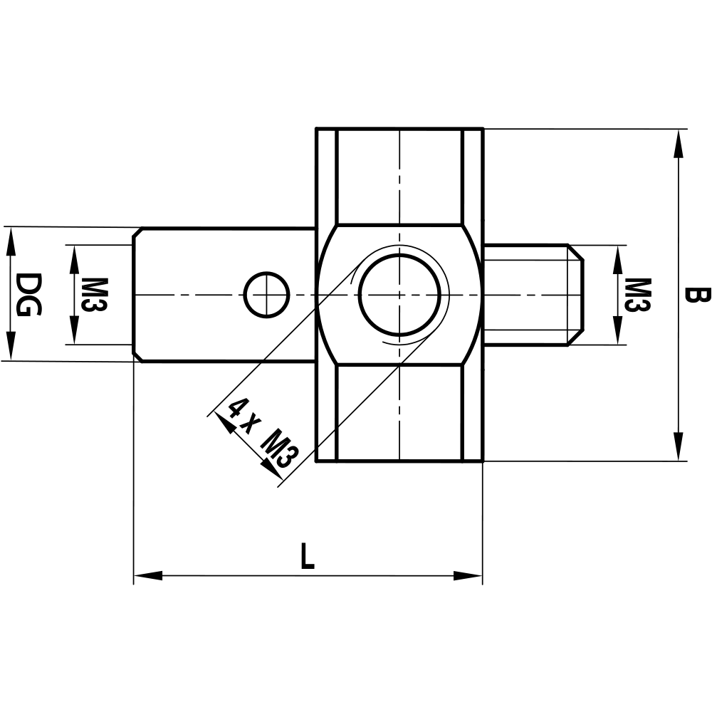 Zeichnung vom Produkt HI M3 000 10 013 Zeichnung vom Produkt HI M3 000 10 013