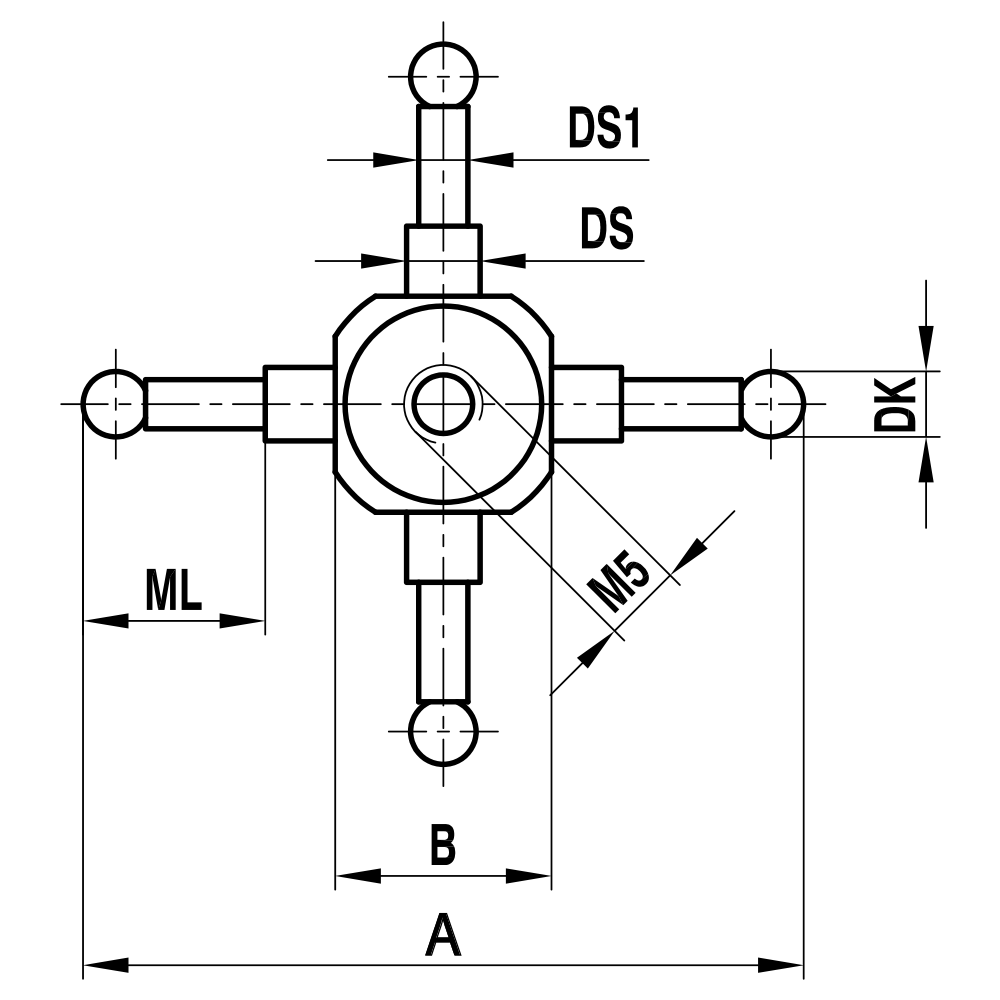 Zeichnung vom Produkt WT M5 020 15 045