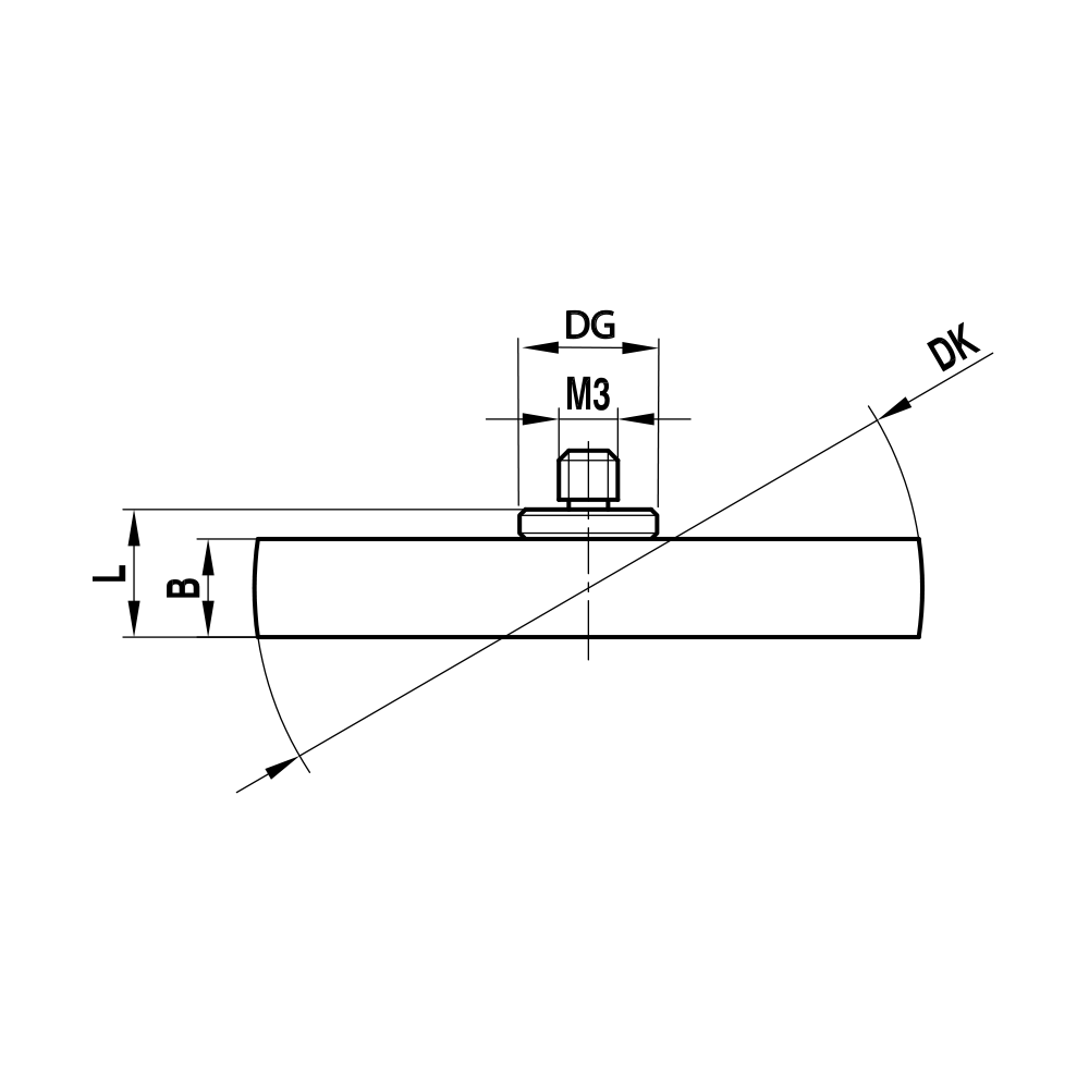 Zeichnung vom Produkt KI M3 050 35 M30 Zeichnung vom Produkt KI M3 050 35 M30