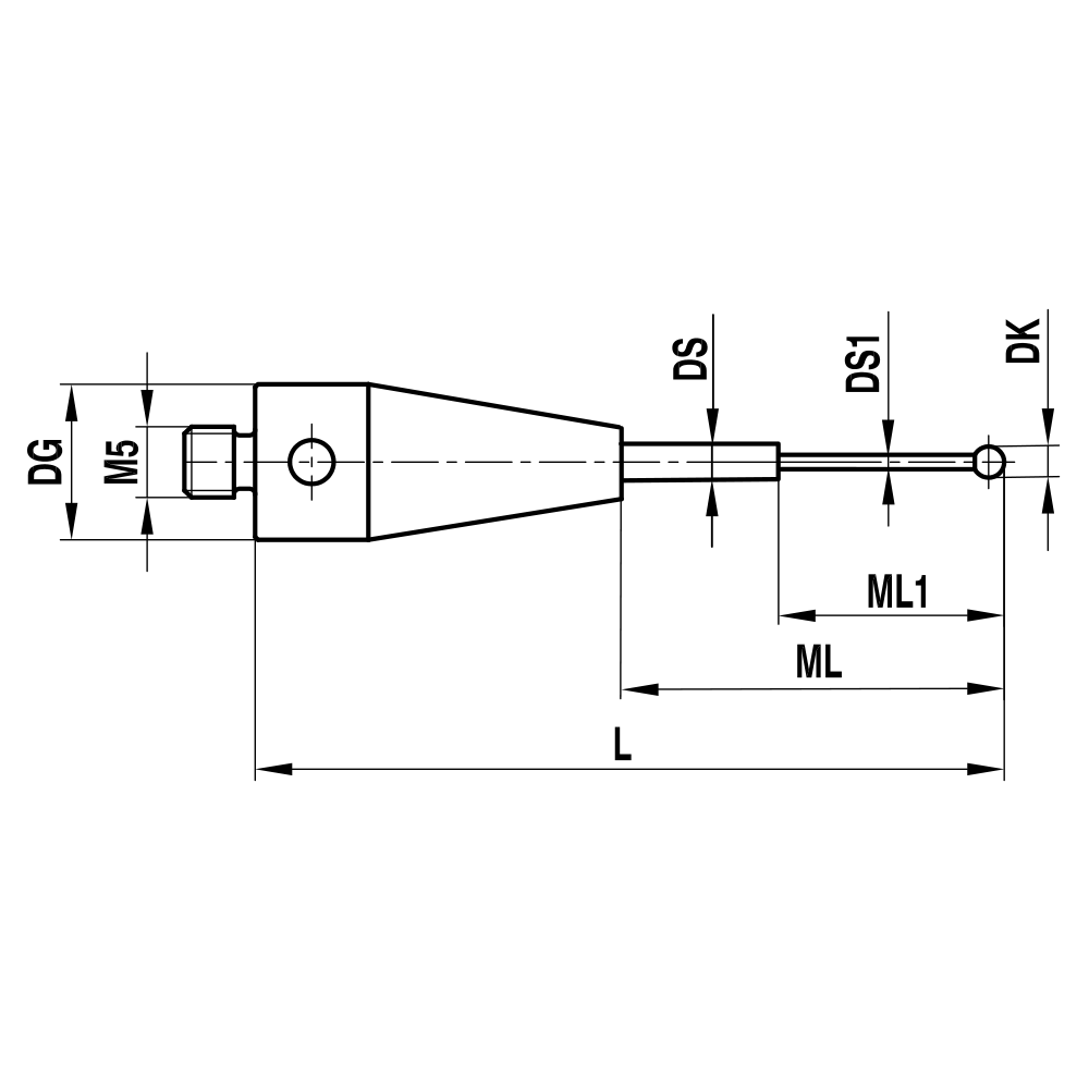 Zeichnung vom Produkt TH M5 005 10 030