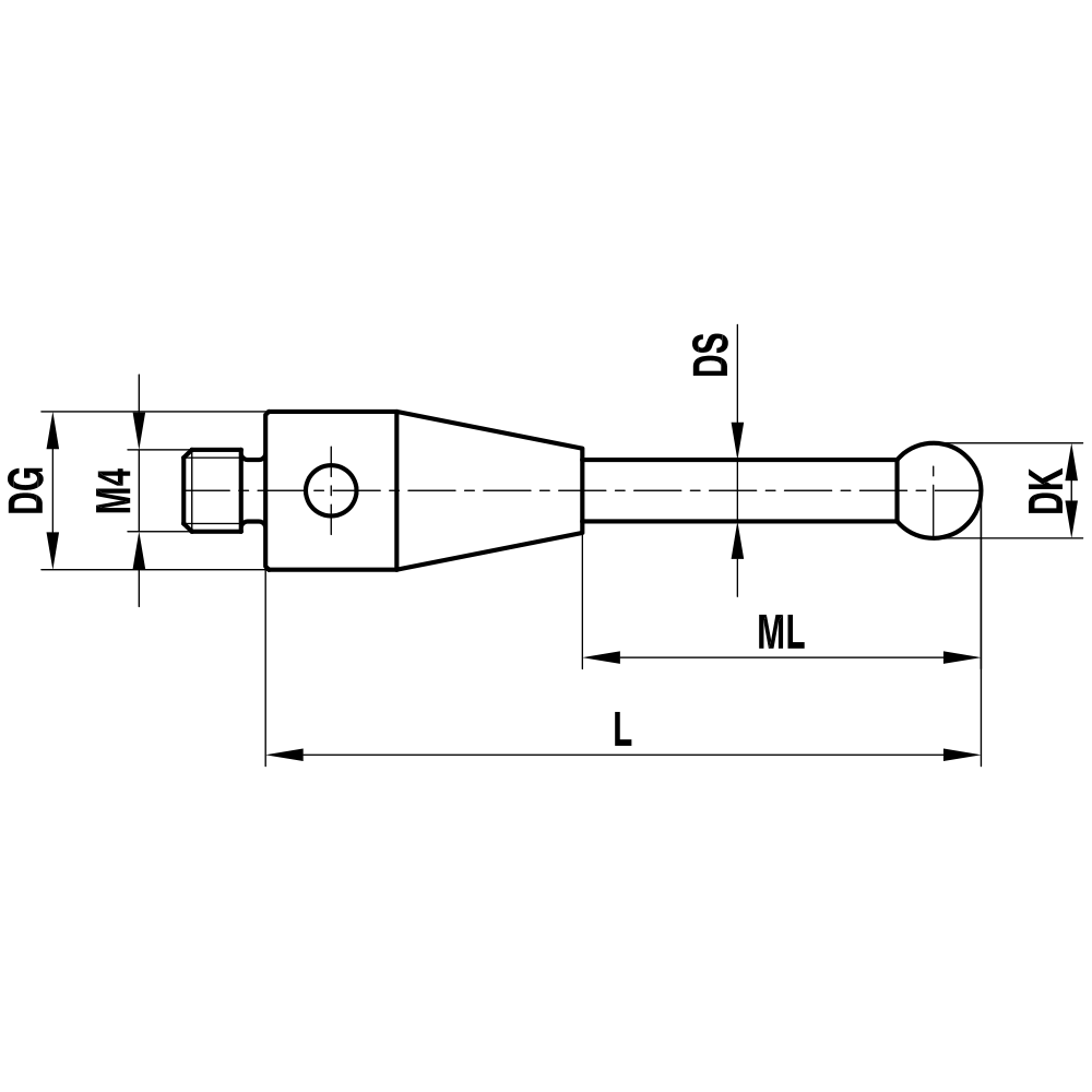 Zeichnung vom Produkt TH M4 050 07 052