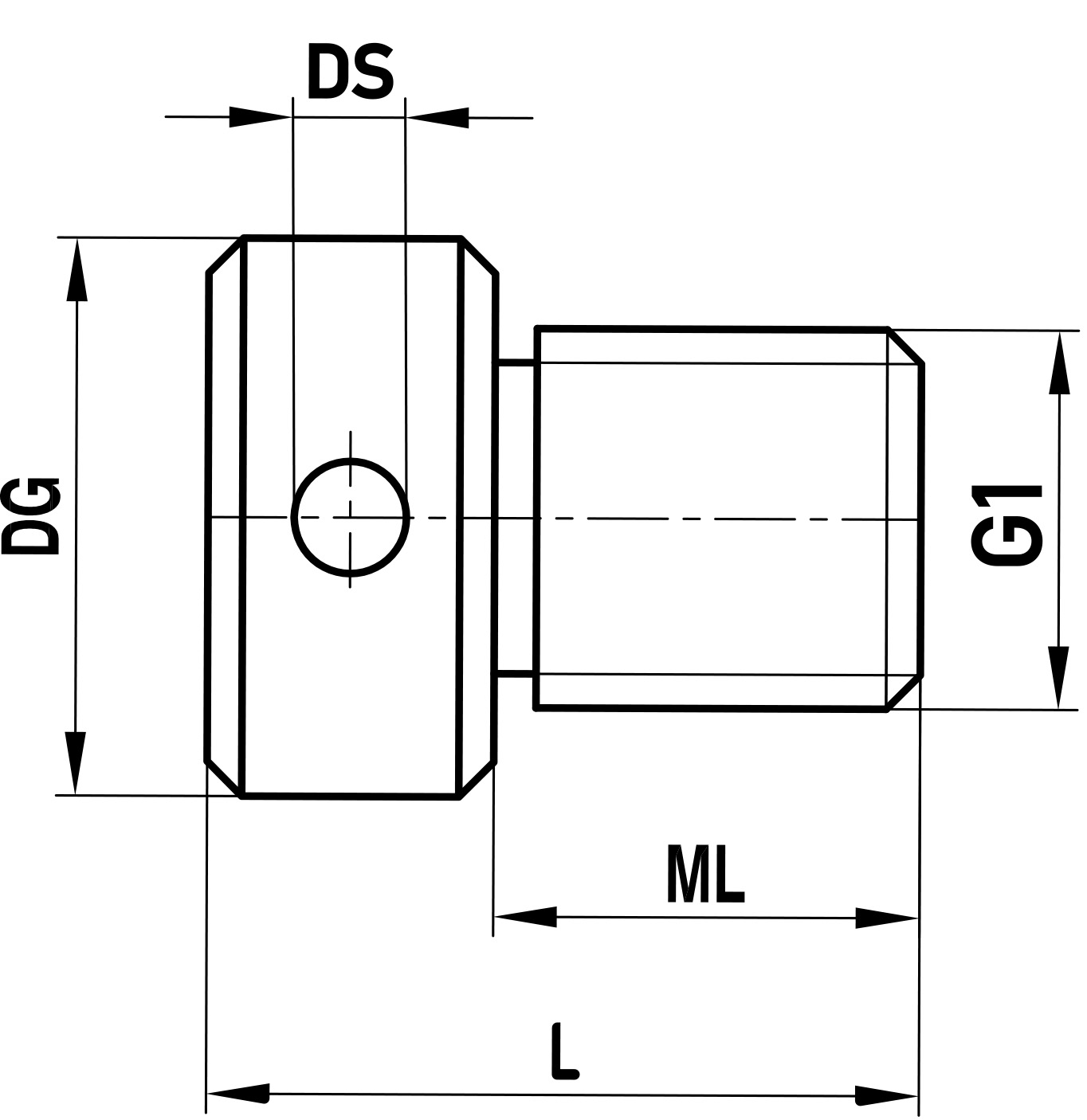 Zeichnung vom Produkt GW M5 000 10 016
