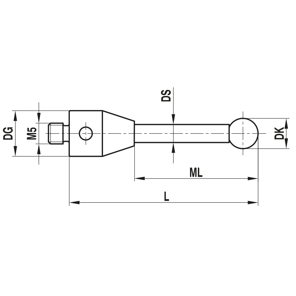 Zeichnung vom Produkt TH M5 S80 11 075/K