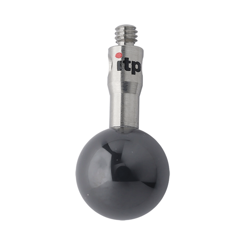 Gerade Taster;  Grundkörper: Stahl; Schaft: Stahl; Kugel: Siliziumnitrid