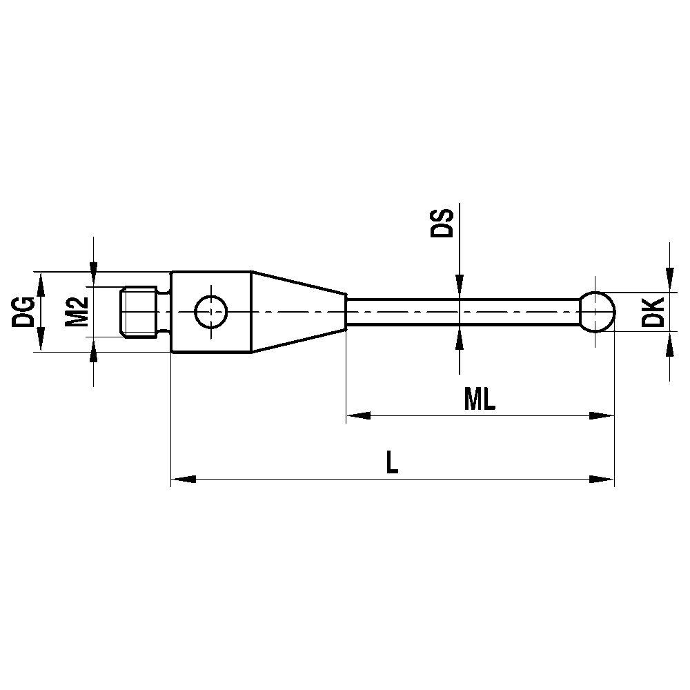 Zeichnung vom Produkt TH M2 020 03 059