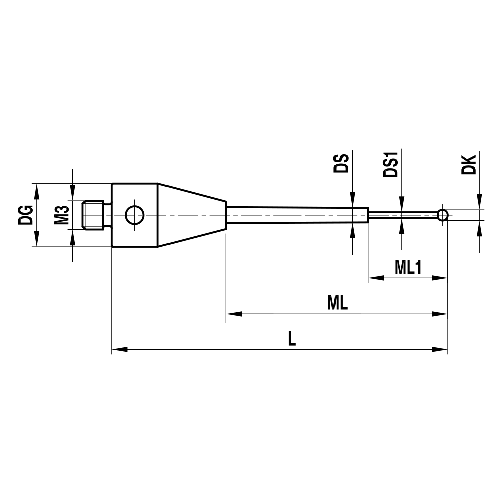 Zeichnung vom Produkt TH M3 003 05 020 Zeichnung vom Produkt TH M3 003 05 020