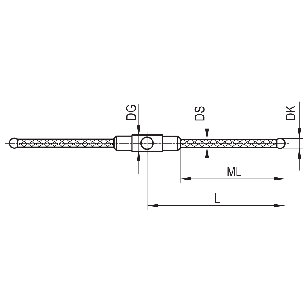 Zeichnung vom Produkt SC M3 S30 05 030/180° Zeichnung vom Produkt SC M3 S30 05 030/180°