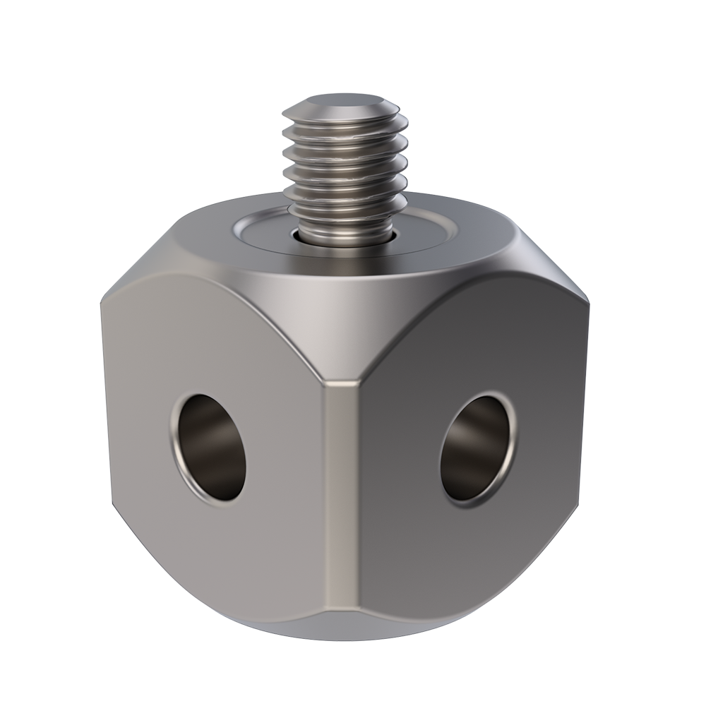 Adapter / Halter;  Grundkörper: Titan