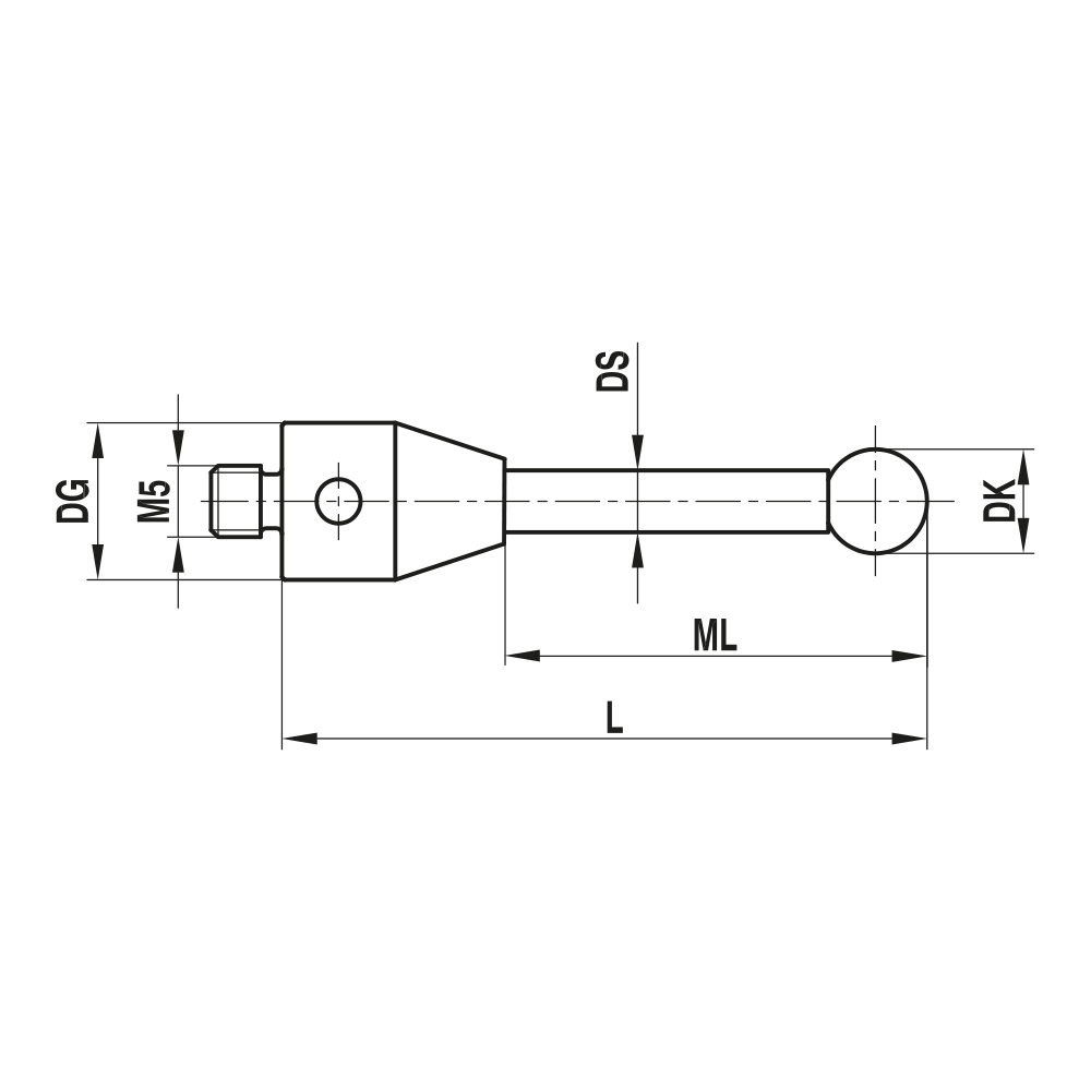 Zeichnung vom Produkt TH M5 DC20 11 030