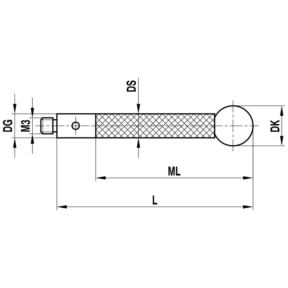 Zeichnung vom Produkt TC M3 S60 04 078